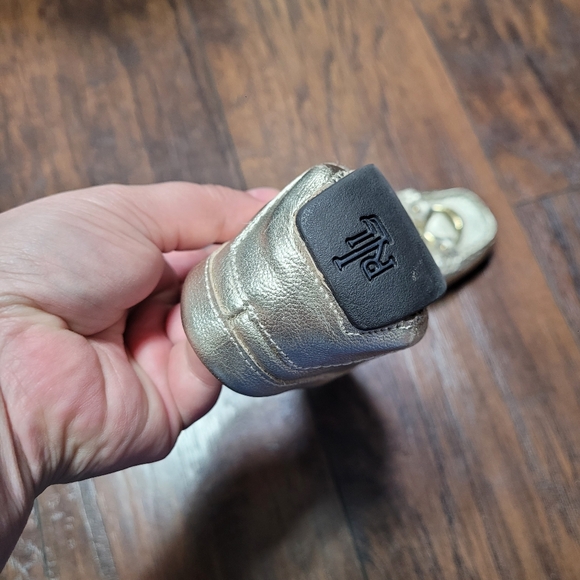 Lauren Ralph Lauren Metallic Leather Cadance Driving Loafers size 5.5 - Picture 6 of 10